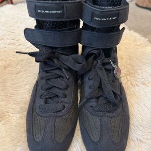 Adidas by Stella McCartney Black High-Top Sneakers